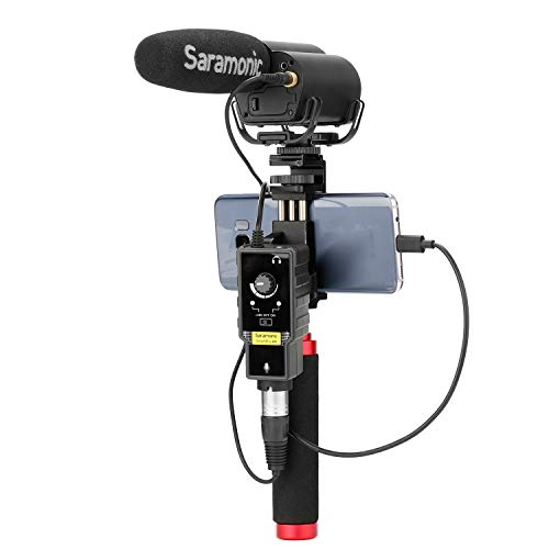 Mikrofon Vorverstärker für Typ-C Smartphones, Saramonic XLR zu Typ-C Mikrofon Audiomixer mit Phantomspeisung und… – Bild 5