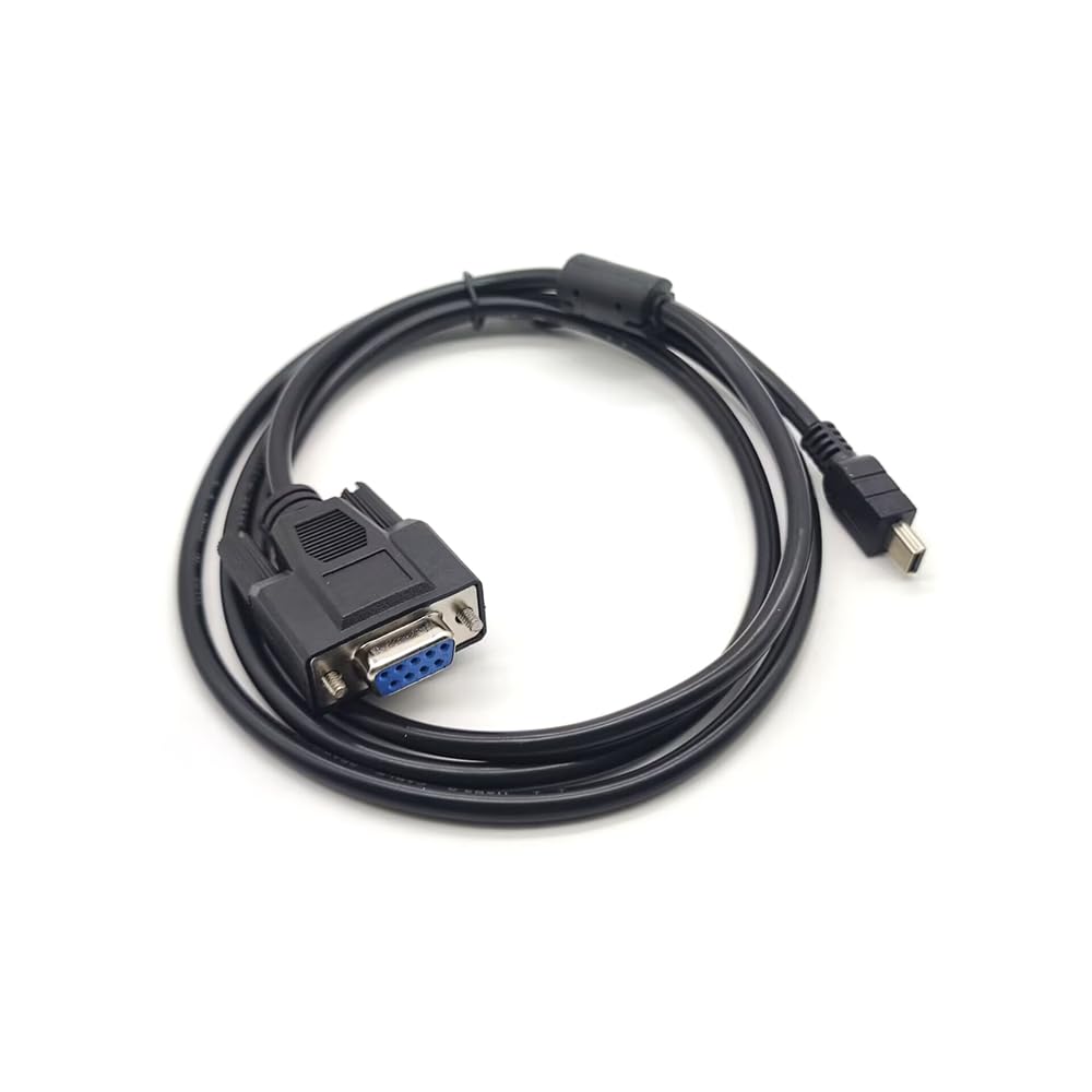 Elecbee Mini USB a Rs232 Adaptador serie Rs232 DB9 Cable convertidor hembra 1 metro