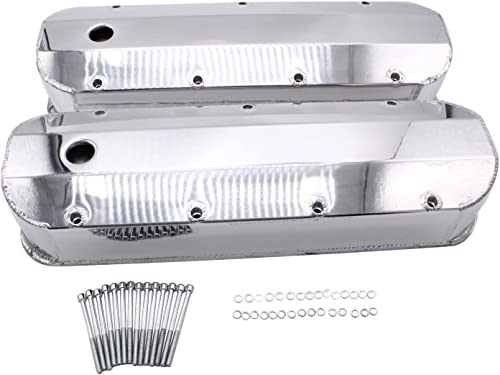 BBC Tall Valve Covers Big Block Billet Aluminum Compatible for Chevy 396 402 427 454