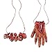 UCSAJI 5PCS Halloween Severed Broken Body Parts Halloween Blood Props Realistic Severed Horror Hand Foot for Party Decorations Props Haunted House