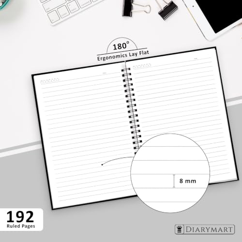 Image of Yes You Can Printed Cover A5 Size Wiro Hard Bound Notebook Diary For Girls and Women | 200 Ruled Pages | 80 GSM Paper | Undated Journal Diary