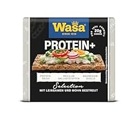 Wasa Selection Protein+ 200g I Knäckebrot aus 41% Weizenvollkornmehl, mit Leinsamen und Mohn verfeinert