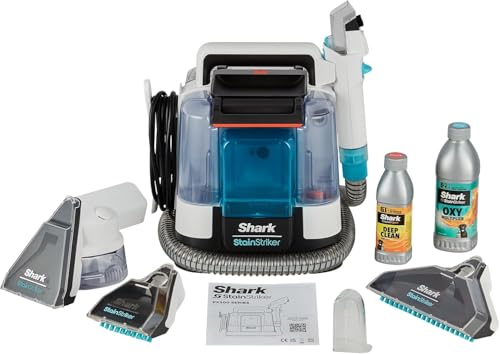 Shark StainStriker Pulitore Tappezzeria e Smacchiatore, 5 Accessori, Animali Domestici, Fessure e...