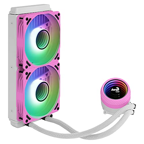 Image of AeroCool MIRAGEL240PK, Kit Watercooling Mirage L240 RGB (Blanc)