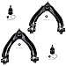 Detroit Axle - Front 10pc Suspension Kit for 1997-2001 Honda CR-V 1998 1999 2000, 2 Upper Control Arms, 2 Lower Ball Joints, 4 Inner & Outer Tie Rods, 2 Sway Bar Links CR-V Replacement