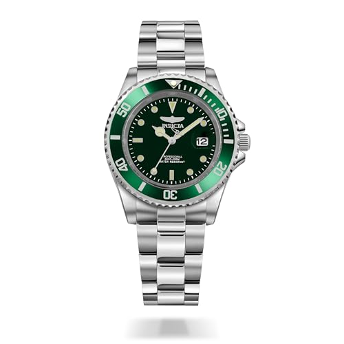 Invicta Diver's 200M 40mm Green Dial Quartz Watch - Image 2