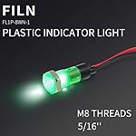 FILN-12v-led-Indicator-Light-piolt-Signal-lamp-with-Mini-5-pcs-8mm51624V-watarproof-red-Green-Bule-Yelow-White-Panel-Lights