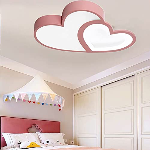 SHZICMY LED Cartoon Deckenleuchte für Kinder Schlafzimmer - Herz Design,...