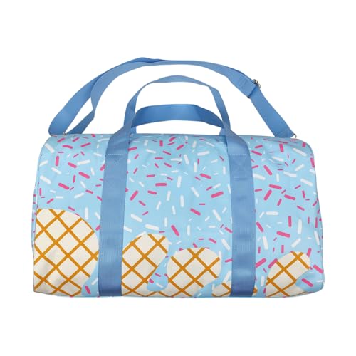 BA0286 splatter ice cream drip sports bag， travel bag.4