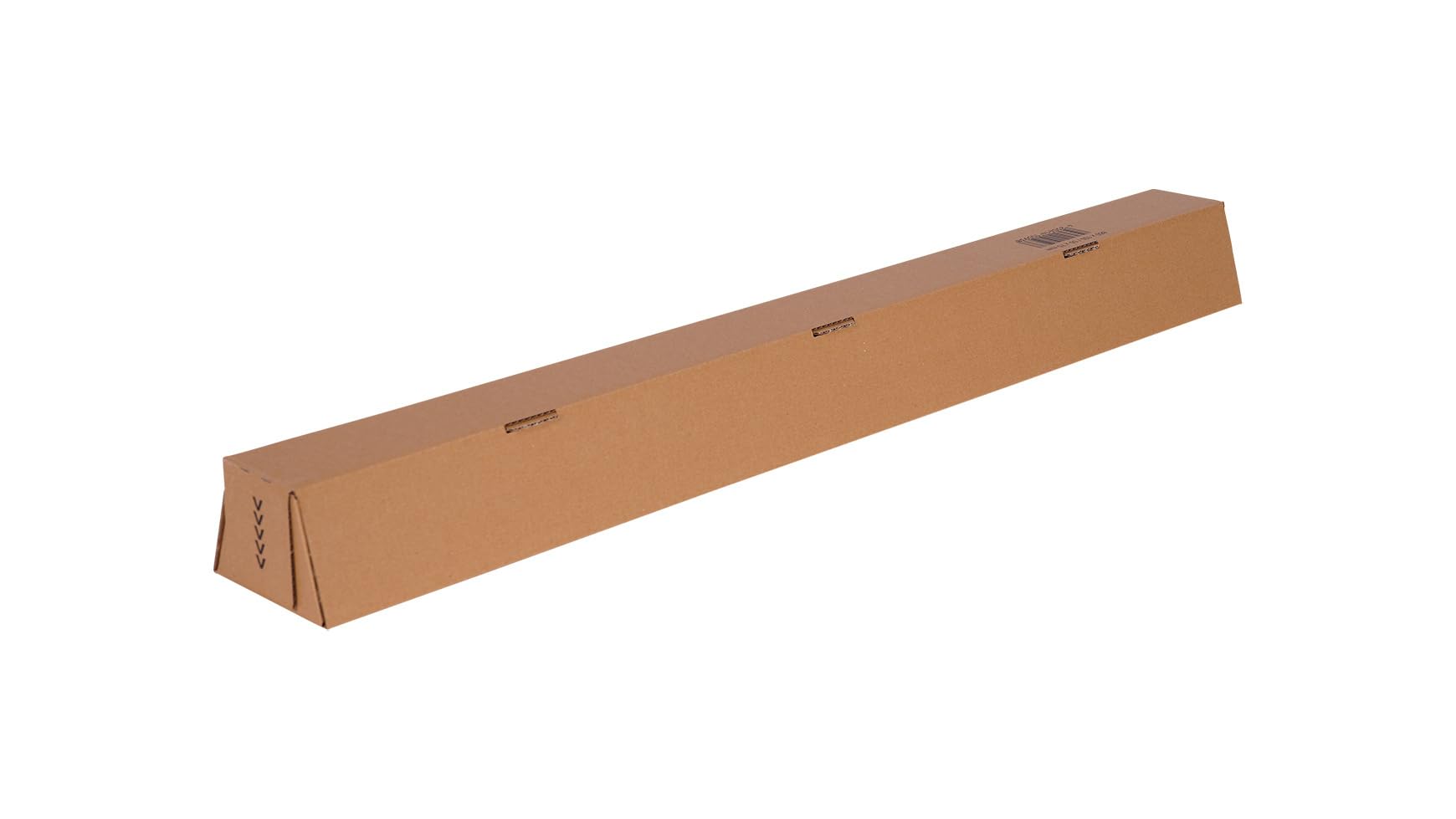 240x Trapez-Versandverpackung 860 mm x 105/55 mm A0 Braun