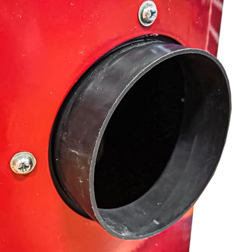 LUMBER JACK BDE1100 50L Woodworking Dust Collector, 1100W Powerful Extractor, 0.5 Micron Filtration, 2m Hose & Multi-Size Adaptors, Low Noise 77dB, Ideal for Small Workshops