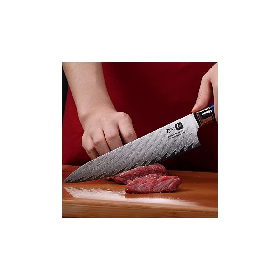 Chef-Knife-Damascus-Chef-Knife-8-inch-Damascus-VG-10-67-Layer-Steel-Japanese-Kitchen-Knives-Full-Tang-Non-stick-Blade-and-Anti-rusting-Forged-Cooking-Knife-with-Gift-Box Chef Knife, Damascus Chef Knife 8 inch, Damascus VG-10 67-Layer Steel Japanese Kitchen Knives, Full Tang Non-stick Blade and Anti-rusting Forged Cooking Knife with Gift Box