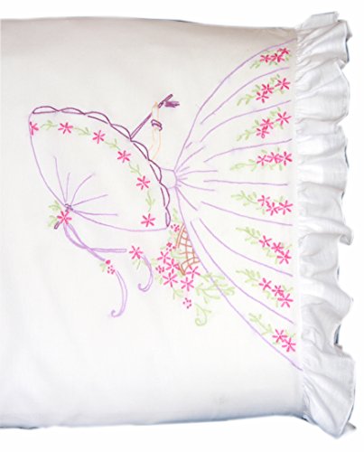 Fairway Stamped Ruffled Edge Pillowcases 30