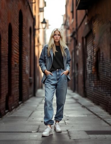 Ekouaer Womens Long Sleeve Shirts Casual Crew Neck Tops Loose Fit Thermal Undershirt Base Layer Trendy Clothes XS-XXL4