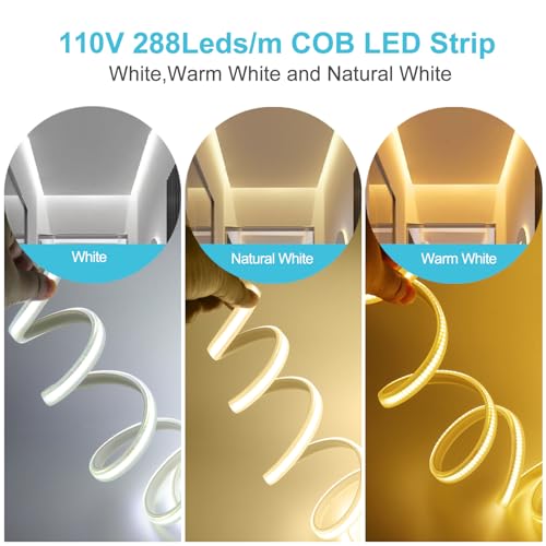 Tira de LED COB KISUFU 110V 0.5m Dimable Resistente Agua miniatura 7