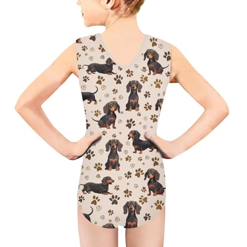 Image of Swimsuits for Girls 3-14 Sleeveless Bathing Suit for Kids Summer One Piece Swimming Suits