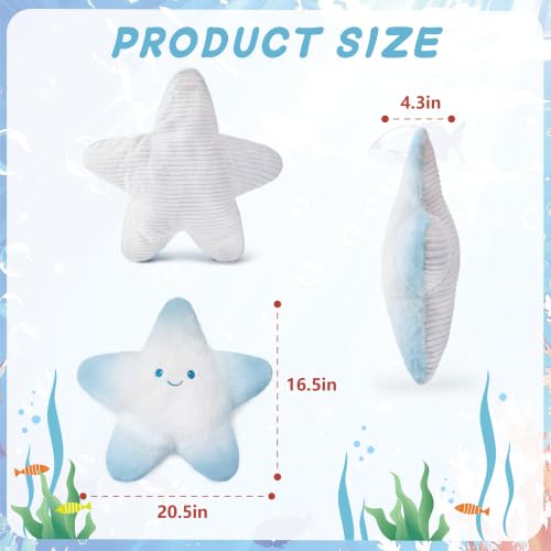 Image of Niuniu Daddy Weighted Stuffed Animals, 20 in 3.3 lbs Starfish Calming Plush