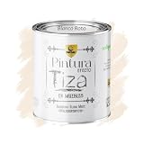 SPSIL Pintura a la Tiza Blanco Roto 750ml Multiusos Sin Lijado, Interiores Exteriores Bricolaje y Renovación de Muebles