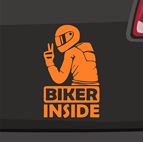 Biker Inside Respekt -6 Größen 21 Farben- Aufkleber Motorrad Sticker Peace Biken
