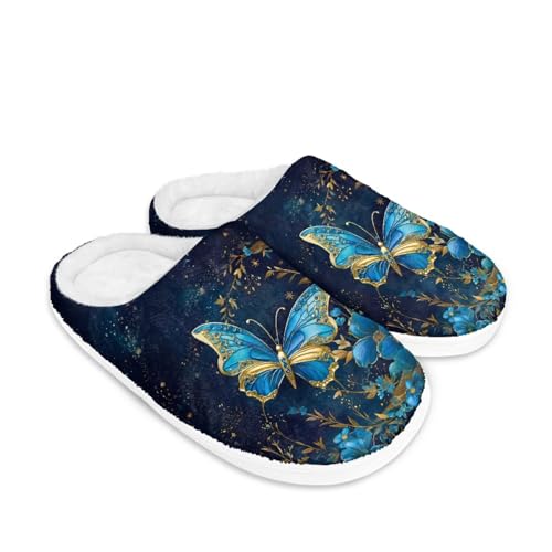 chaqlin House Slipper Fuzzy Plush Sandals Furry Memory Foam Womens Flat Heels Bedroom Anti Skid Thick Sole Winter Causal Slippers2