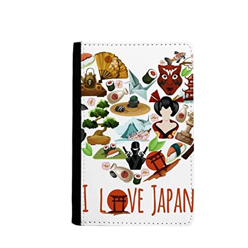 Porte-passeport Sushi Illustration en étui portefeuille voyage