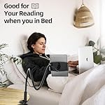 Gooseneck Kindle Tablet iPad Holder Stand for Bed, Flexible Arm Mount for Reading in Bed, Reading Accessories Compatible with iPad mini iPhone/Nintendo Switch/Kindle Fire HD - Image 5