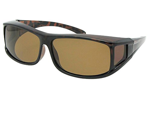 Polarized Fit Over Sunglasses Worn Over Eyewear Glasses Style F11