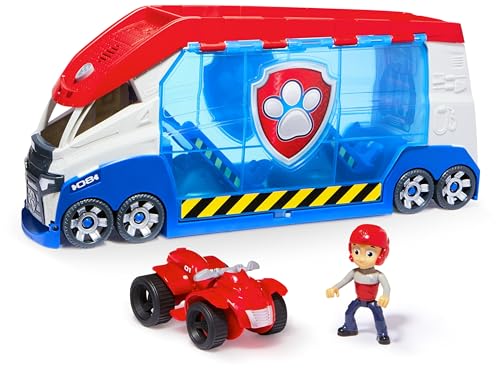 Paw Patrol, Paw Patroller Trasformabile con Lanciatore per Veicoli, 3+ Anni