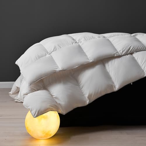 DWR Ganzjahres Daunendecke 155x220cm, Bettdecke aus Gänsedaunen und...