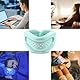 JSHshield Soft Universal Halskrause, Cervicorrect Halskrause, Verstellbarer Nackenstützkragen für Reisen, Nickerchen, Büro, Entlastung des Halswirbelsäulendrucks