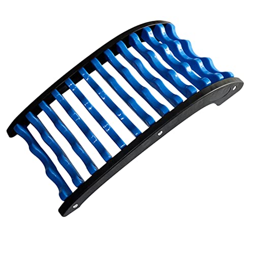 Multi-Level Neck and Spine Massager for Relaxation and Pain Relief - Ergonomic Design for Proper Posture Correction - Portable Back Stretcher Device for Home and Office Use