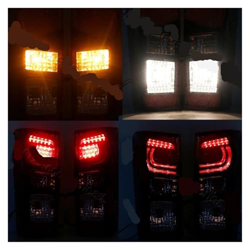 Feu arrière pour Isuzu DMax solution stop cassé avec faisceau ampoules gauche droite Ute - 4