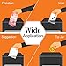 KYODOLED Black Suggestion Box with Slot and Lock for Voting, Donation Box with Sign Holder, Tip Jar, 6.2