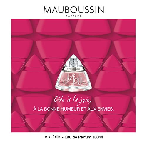 Mauboussin - A La Folie 100Ml (3.3 Fl Oz) - Eau De Parfum For Women - Floral & Oriental Scents #TOP1
