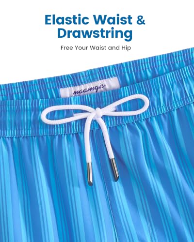 Image of maamgic 2 in 1 Mens Swim Trunks 7 Inch Swim Shorts Swim Suits Board Shorts