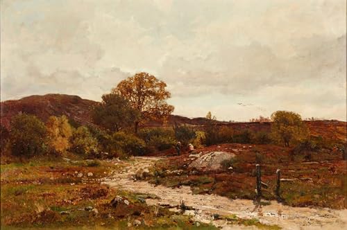 Paesaggio della brughiera cuadro lienzo Edward Arthur Walton 60x90cm