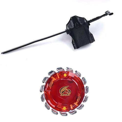 DEZAWRTY Left-Spin X Top with String Launcher Set, Cobalt Dragoon Attack Type X Series, Great Start Set for Beginners Battling Game