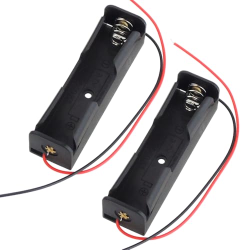 KAUMO 電池ボックス 18650バッテリー×1本 リチウムイオン電池用 (2個)