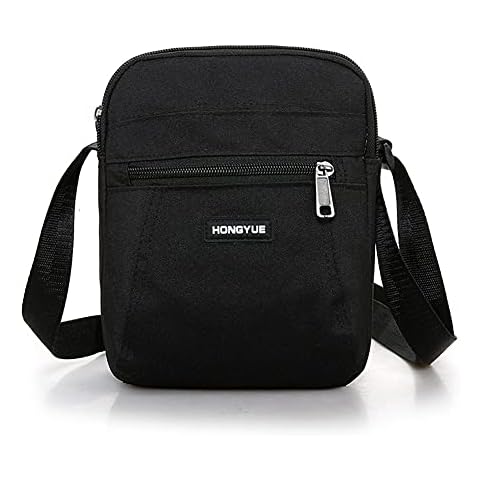 Fashion Canvas Shoulder Bag Men Casual Solid Color Outdoor Sports Small Crossbody Bags Cover