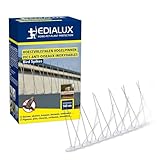SOLUTION DURABLE POUR LA PRÉSERVATION DES FAÇADES: Assurant une protection à long terme contre les oiseaux, ces piques permettent de maintenir la propreté et l'intégrité de vos façades et autres surfaces extérieures.