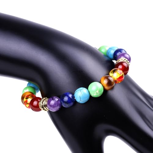 Pulsera ajustable de piedra volcánica lava 8mm 6mm miniatura 4