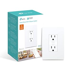 Kasa Smart Plug KP200, In-Wall Smart Home Wi-Fi Outlet Works with Alexa, Google Home & IFTTT, No Hub Required, Remote…