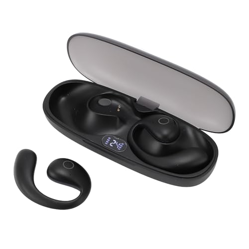 SUNGOOYUE Puertos Deportivos Inalámbricos 5.4 con Rendimiento de Pantalla LED para Llevar a Cabo Entrenamiento para Bicicletas, Tiempo de Juego Largo para un Estilo de Vida Activo (Black)