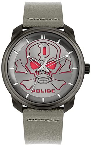 Montre Analogique Police PL.15714JSU-61 Finition Cuir Noble et Boîtier Robuste