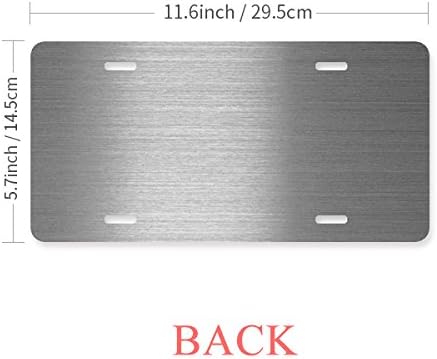 Miniatura 2 de Heart Camel Lira National Flag Coconut Tree License Plate Car Decoration Stainless Steel Accessory