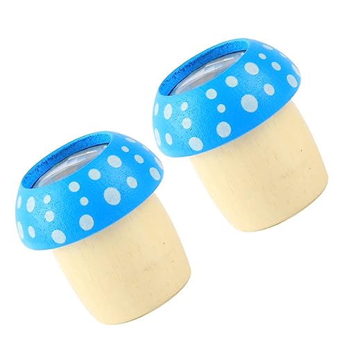 BESPORTBLE 2pcs Wooden Mushroom Kaleidoscope Educational Toys for Boys and Girls Interactive Science Experiment Toy Birthday for Boys Girls