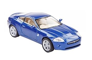 Jack Royal Jaguar XK Coupe Metal Die Cast Car Toy (Blue)