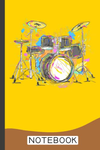 image for Abstract art drums musician music band throne noose Notebook: Drummers