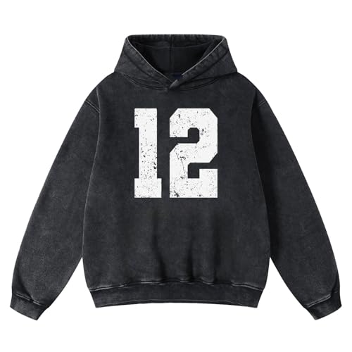 FAIABLE Oversized Hoodies for Mens Acid Washed Graphic Men's Fashion Hoodies Sweatshirts Sweats Preppy for College,Gym,Sports