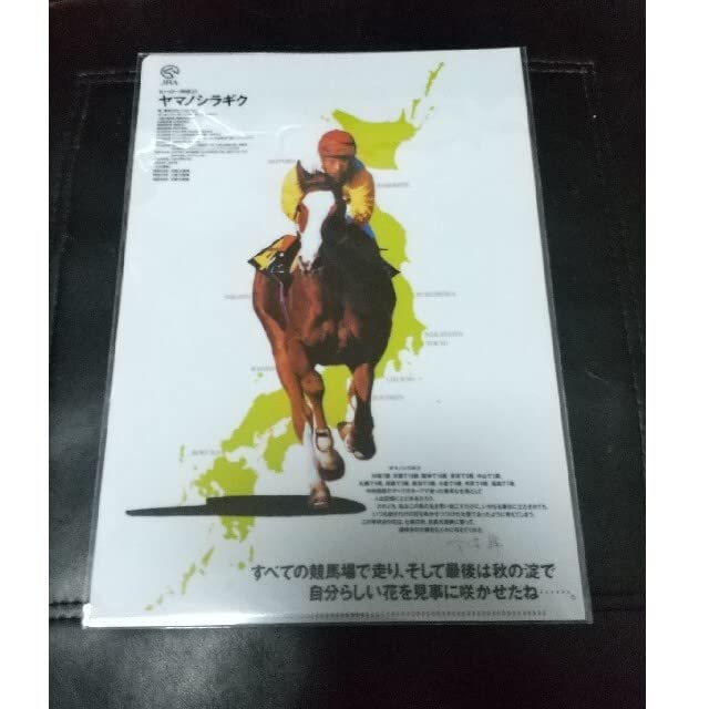Amazon.co.jp: JRA 競馬 ヤマノシラギク クリアファイル ヒーロー列伝 